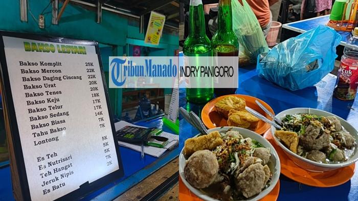 KULINER UMKM - Bakso Lestari menjadi salah satu kuliner yang cukup populer di wilayah Sindulang, Kecamatan Tuminting, Manado, Sulawesi Utara (Sulut).