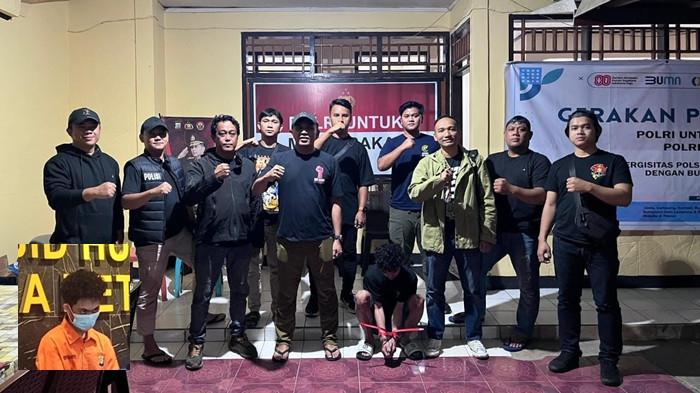 HACKER BJORKA DITANGKAP - Direktorat Kriminal Umum khususnya Tim Resmob Subdit Jatanras Polda Sulut memback up Tim Cyber Polda Metro Jaya (PMJ) mengamankan seorang terduga pelaku Skimming (Pencurian Data). Hacker bernama Bjorka berinisial WFTM alias Wahyu, 23, warga Kelurahan Lawangirung, Kecamatan Wenang, Kota Manado. Pelaku diamankan di Wilayah Minahasa pada Selasa (23/09/2025).