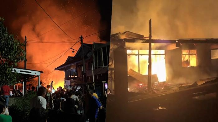 KEBAKARAN: Terjadi Kebakaran Keluarga Tanbuwun- Rambing Jaga 1, Kecamatan Sonder/ Rabu (22/10/2025). Tidak ada korban jiwa