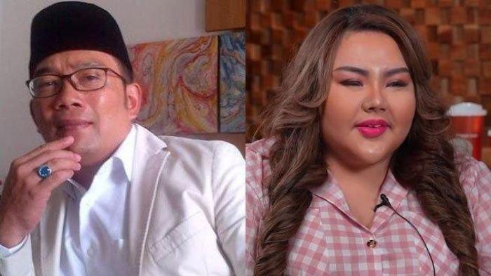 HASIL TES DNA - Tantang Ridwan Kamil (foto kiri) tes DNA, Lisa Mariana (foto kanan) mengaku siap diborgol jika hasilnya negatif. Lisa Mariana mengaku punya anak di luar nikah dari hubungan gelapnya dengan Ridwan Kamil pada 2021 silam.