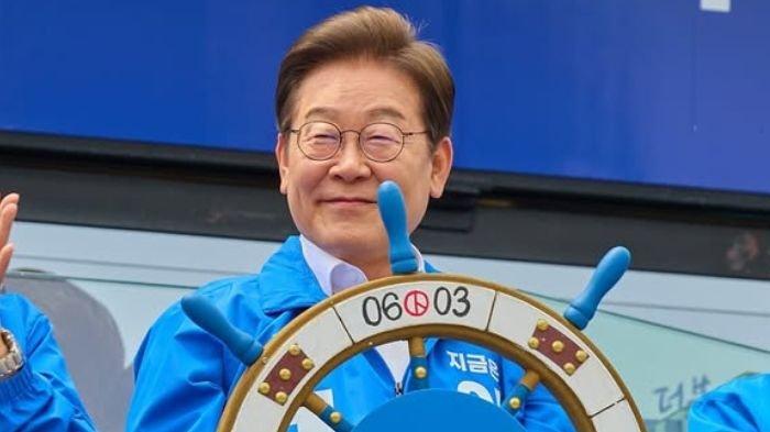 PRESIDEN KORSEL- Lee Jae-myung. pemimpin oposisi dari Partai Demokratik terpilih sebagai Presiden Korea Selatan.