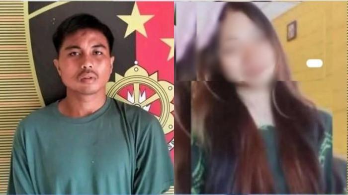 TEWAS DIBUNUH - (kiri) Yunus dan (kanan) korban. Polisi berhasil mengamankan pelaku pembunuhan DF, remaja berusia 15 tahun di Kabupaten Mandailing Natal (Madina), Yunus (25). Motif ia membunuh DF karena ingin menguasai harta korban.