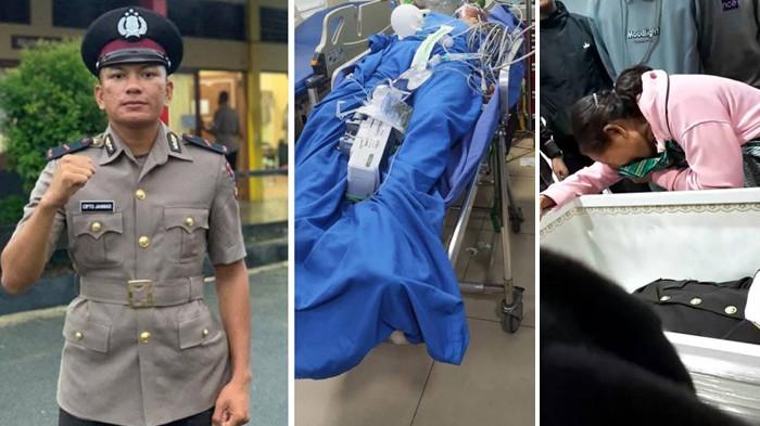 Seorang anggota Brimob bernama Bharada Cipto Mungkur tewas setelah menjadi korban penusukan di kawasan Bitung, Kabupaten Tangerang, Banten, pada Minggu (19/10/2025) sekitar pukul 04.30 WIB. (Facebook)
