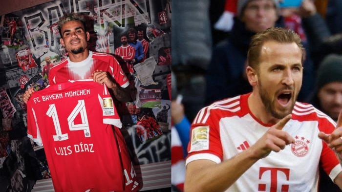 luis diaz dan Harry kane