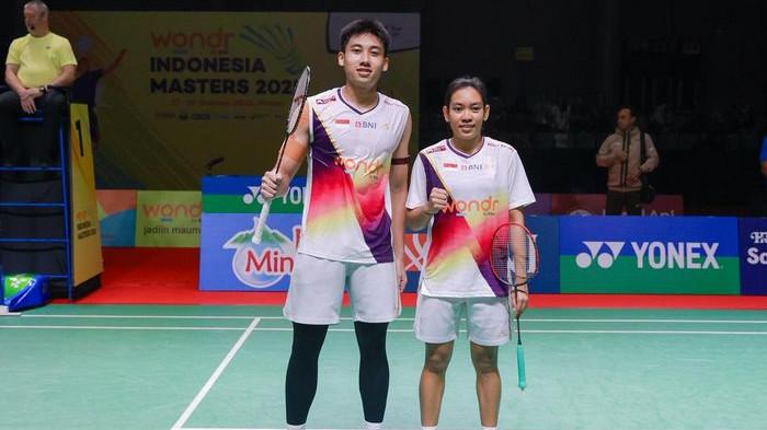 PASTIKAN GELAR JUARA - Marwan Faza/Aisyah Salsabila Pranata memastikan gelar juara usai menumbangkan unggulan Malaysia, Jimmy Wong/Lai Pei Jing di final Indonesia Masters II 2025