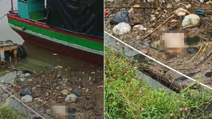 PENEMUAN MAYAT - Penemuan mayat diduga korban mutilasi mengapung di Kasang, Batang Anai, Padang Pariaman, Selasa (17/6/2025). Mayat tersebut ditemukan dalam kondisi mengapung di dekat sejumlah kapal nelayan yang sedang bersandar.