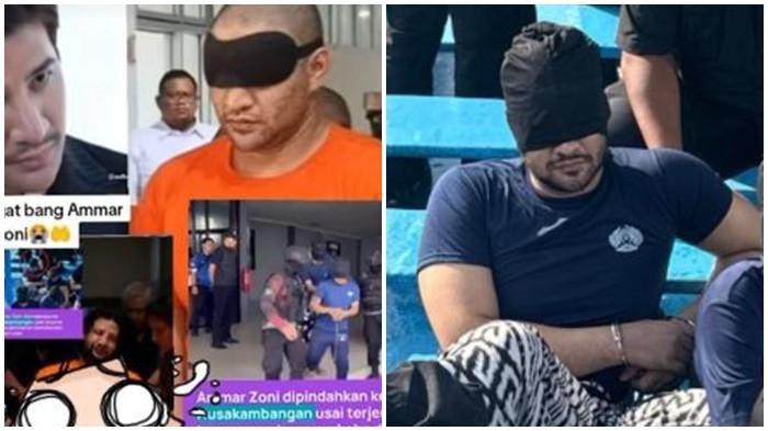 DIMINTA UANG BESAR -  Kolase potret Ammar Zoni saat dipindahkan ke Lapas Nusakambangan. Ammar Zoni Bongkar Pemerasan Oknum di Lapas hingga Berujung Nusakambangan, Diminta Uang Jumlah Besar