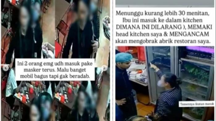 DALIH TAK BAYAR - Unggahan seorang pemilik restoran Bibi Kelinci di Jakarta Selatan. Pada suatu malam, dia ditangi dua pelanggan arogan yang membawa kabur 14 makanan tanpa mau membayar. Dalih pasutri psikolog dan Gitaris tak mau bayar terungkap.