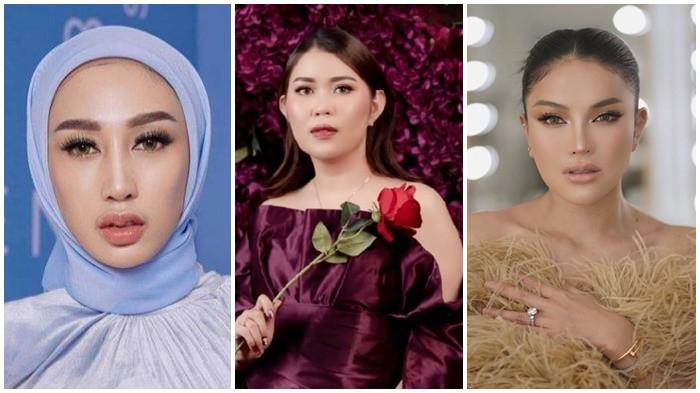 PERAN OWNER DAVIENA - Kolase Reza Gladys (kiri) Melvina Husyanti owner Daviena Skincare (tengah) Nikita Mirzani (kanan). Fitri Salhuteru bongkar peran owner Daviena dalam kasus Nikita Mirzani dan Reza Gladys.