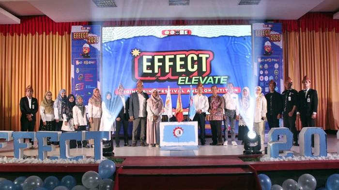 EFFECT 2025 - HMJ Teknik Kimia Polsri sukses gelar EFFECT 2025 dengan tema Elevate, wujudkan semangat mahasiswa untuk terus berkembang dan memberi dampak positif bagi masyarakat.
