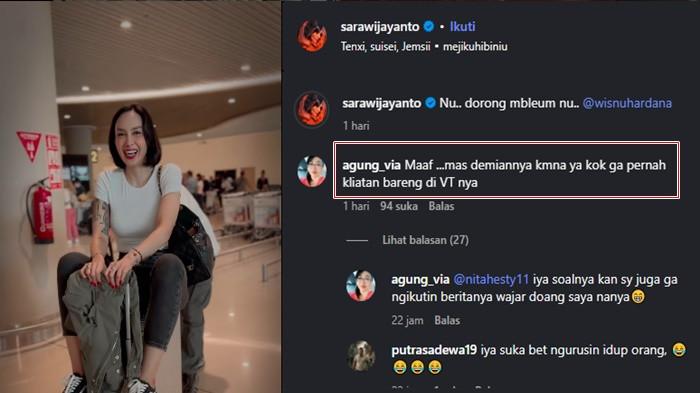 Netizen pertanyakan sosok Demian Aditya yang tak pernah terlihat bersama Sara Wijayanto