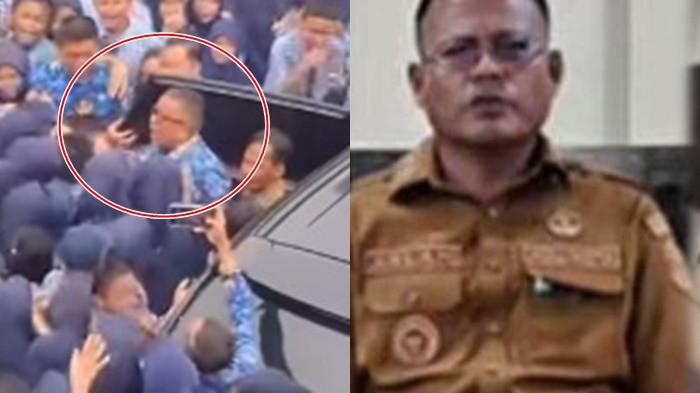 TAK JADI DIMUTASI - Kolase Roni Ardiansyah dan Walikota Arlan. Pak Roni! Para Murid Teriak Sambil Berlarian Sambut Kedatangan Kepala Sekolah SMPN 1 Prabumulih