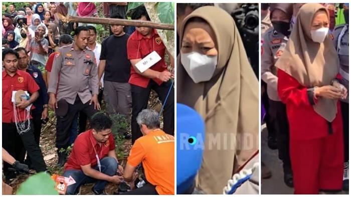 ADEGAN REKONSTRUKSI- Peragaan adegan rekonstruksi kasus kematian Brigadir Esco Fasca Rely, di Dusun Nyiur Lembang, Desa Jembatan Kembar, Kecamatan Lembar, Lombok Barat, Senin (29/9/2025) (kiri) Penampakan briptu rizka saat menjalani reka adegan (kanan). Terungkap adanya 2 Mr X dalam kasus kematian Brigadir Esco.