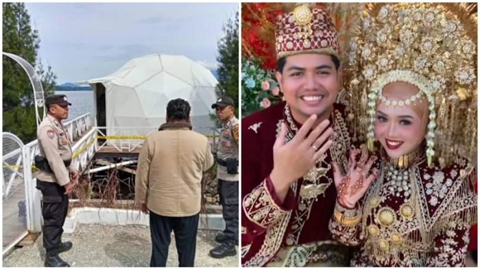 BULAN MADU MAUT - Lokasi kejadian tempat pasangan pengantin baru ditemukan tidak sadarkan diri saat bulan madu. Nahas, pihak wanita tidak bisa diselamatkan, sementara suaminya sudah membaik meski sempat tidak sadarkan diri.