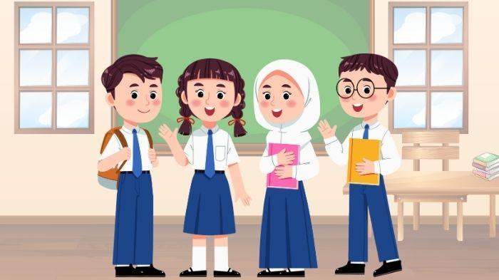 ILUSTRASI BELAJAR - Grafis ilustrasi belajar yang dibuat di Canva pada Senin (6/10/2025). Simak kunci jawaban Pendidikan Agama Islam dan Budi Pekerti Kelas 9 Kurikulum Merdeka halaman 25 Mari Berlatih Soal 3.