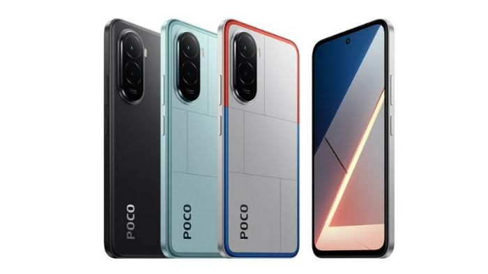 POCO M7 - Tangkapan layar tampilan HP POCO M7 yang diambil dari website mi.co.id, Minggu (12/10/2025).