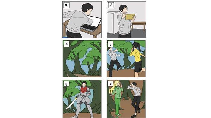 Tick the correct picture based on the summary of the story you heard.