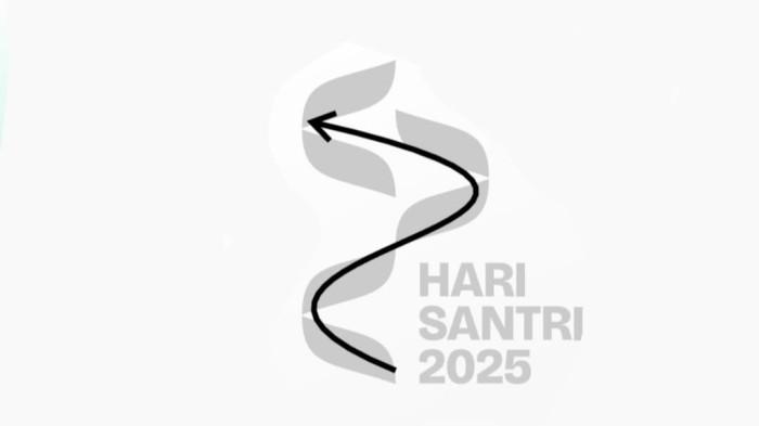 HARI SANTRI 2025 - Tema, Link, dan Filosofi Logo Hari Santri 22 Oktober 2025 (Gelombang Naik). (Dok: Tangkapan Layar Logo Hari Santri 2025 dari laman resmi Kementerian Agama).