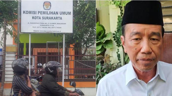 POLEMIK IJAZAH JOKOWI. Kolase KPU Solo dengan mantan Presiden Joko Widodo saat ditemui di Solo. Ini terkait polemik ijazah milik mantan Presiden yang diduga palsu.