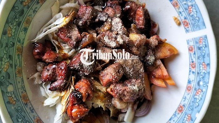 Salah satu menu Warung Sate Kambing Pak Kamso