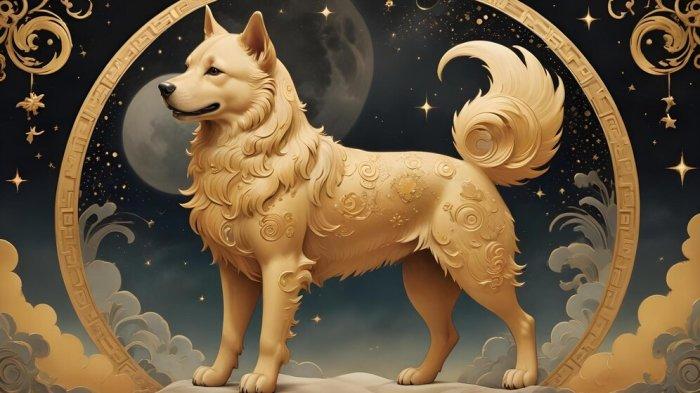 Ilustrasi Shio Anjing.