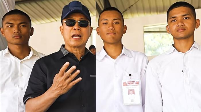 Gubernur Sultra Andi Sumangerukka dan taruna Akmil 2025 termasuk anak Attharezy Cahyandika