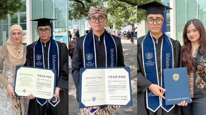 Anak kedua Mulan Jameela tersebut resmi menyandang gelar Bachelor of Science (B.Sc) di bidang