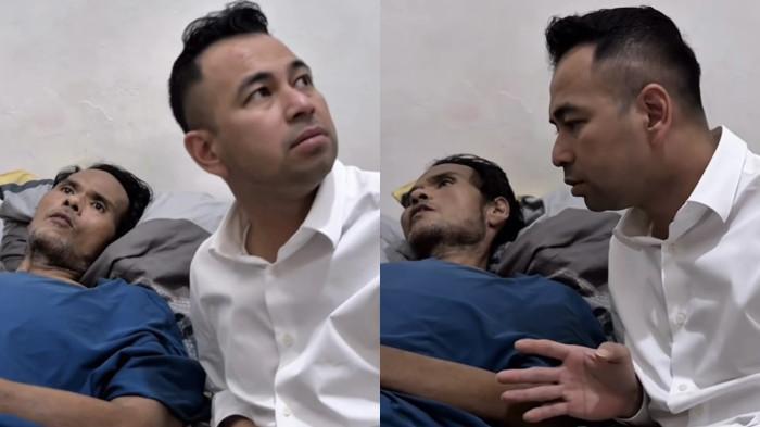 Artis Raffi Ahmad jenguk Fahmi Bo terbaring sakit dicapture (29/10/2025).