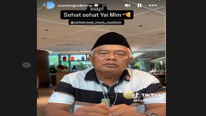 Denny Sumargo menanggapi soal desakan Imam Muslimin atau Kiai Imim (Yai Mim