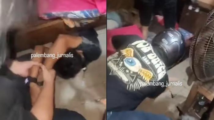 Detik-detik penangkapan pelaku begal sadis emak-emak