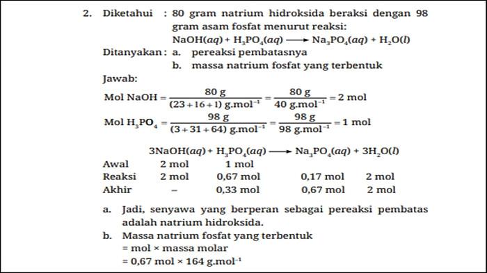 JAWABAN NOMOR 2 KIMIA - Jawaban nomor 2 Kimia Kelas 11 Halaman 79 Kurikulum Merdeka. Buku Kimia untuk SMA/MA Kelas XI Edisi 1 ditulis Munasprianto Ramli, Nanda Saridewi, Tiktik Mustika Budhi dan Aang Suhenda. (KemendikbudRistek 2022).