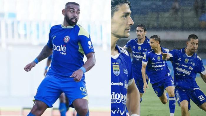 BIG MATCH AREMA FC- Striker Arema FC, Dalberto (KIRI) ketika duel dengan Dewa United di Stadion Kanjuruhan pada Sabtu (13/9/2025). Para pemain Persib Bandung (KANAN) ketika melawan Persebaya. Pertandingan besar (big match) antara Arema FC Vs Persib Bandung di pekan keenam Super League 2025-2026 akan bergulir di Stadion Kanjuruhan, Kabupaten Malang, Aremania saatnya merapatkan barisan.