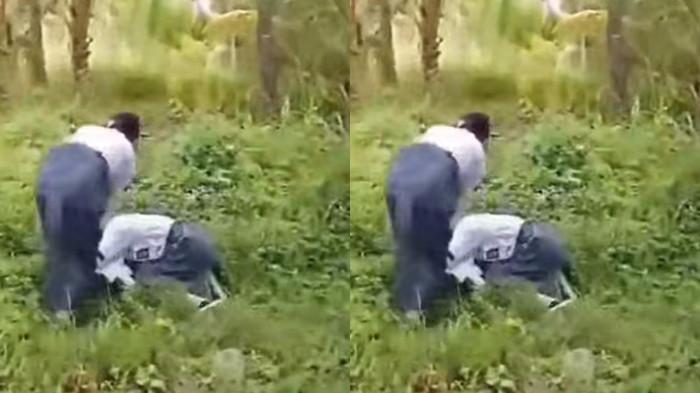 PERISTIWA: Tampak seorang siswa SMA Negeri 7 Pulau Taliabu melakukan aksi bullying terhadap terhadap teman sendiri. Kasus ini sudah ditangani Polisi setempat