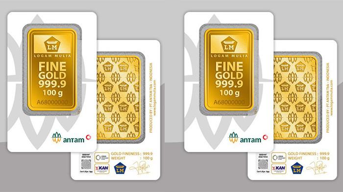emas antam 100 gram di logam mulia antam