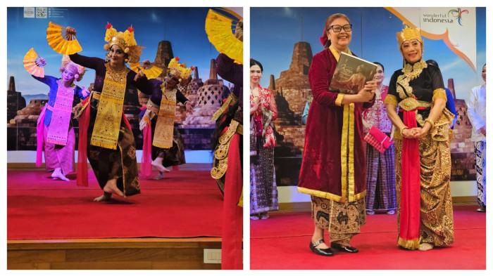 Komunitas Kebaya Menari nari di vatikan