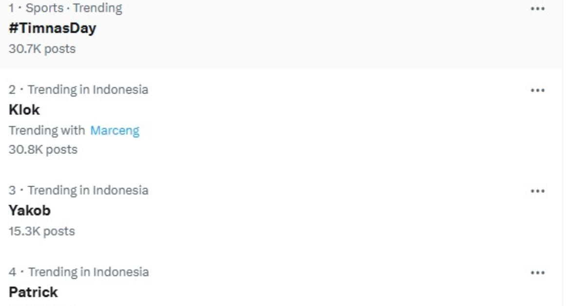 Nama Marc Klok trending topic di X setelah laga Timnas Indonesia vs Arab Saudi