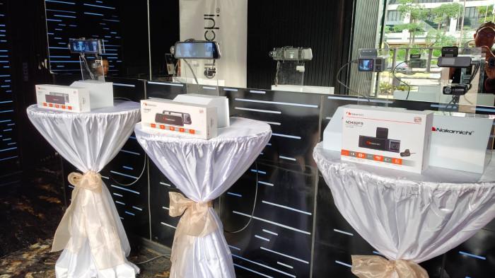 Tiga seri dashcam pintar (DVR) Nakamichi diperkenalkan saat peluncuran sejumlah produk Nakamichi yang mengambil tema 'All Things New' di Gading Serpong, Selasa (28/10/2025).