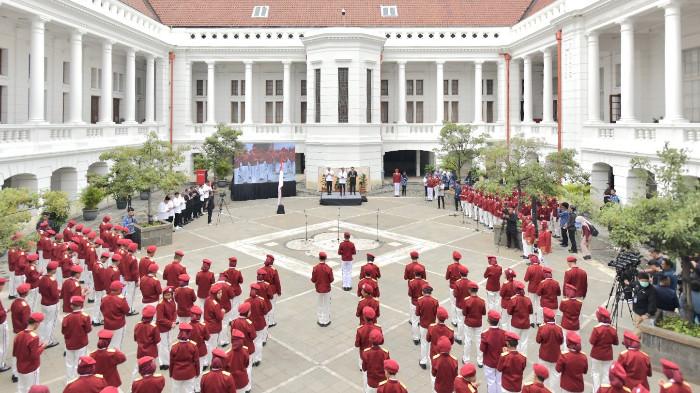 Upacara Peringatan Sumpah Pemuda di Museum Bank Indonesia