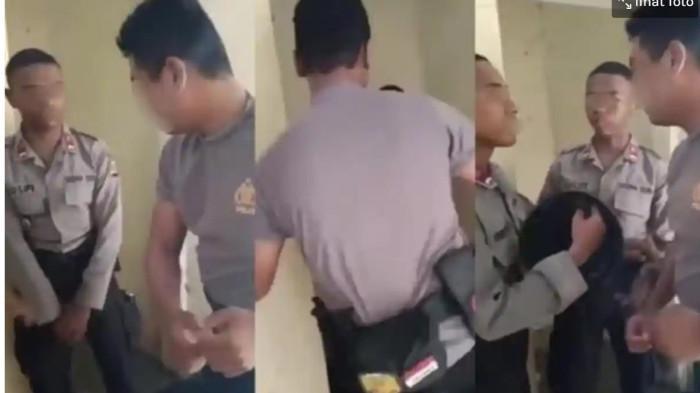 2 SISWA SPN - Viral video oknum polisi Bripda TT aniaya dua siswa SPN Polda NTT.