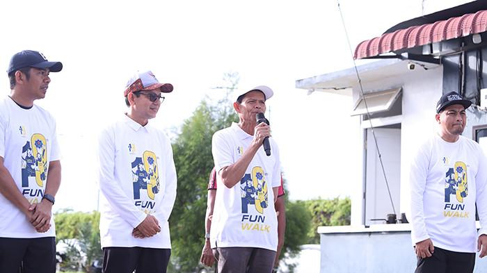 Ribuan Sivitas UTU Meriahkan Dies Natalis ke-19 Lewat Jalan Santai dan Lomba Seru