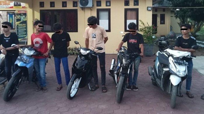 Resahkan Warga, Polsek Simpang Tiga Aceh Besar Amankan Enam Unit Sepmor Balapan Liar