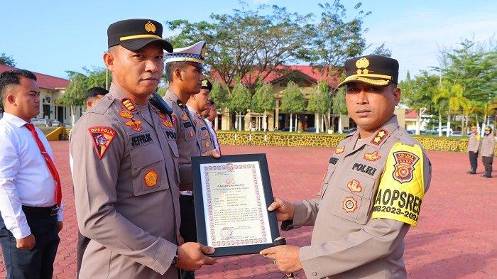 Gagalkan Penyelundupan Narkoba dan Sita Senjata Eks GAM, 9 Personel Polres Aceh Tamiang Dapat Reward