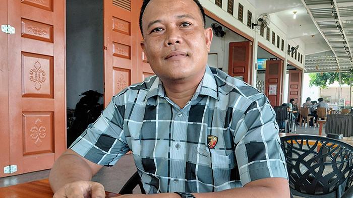 KASAT RESKRIM - Kasat Reskrim Polres Aceh Barat Daya (Abdya) AKP Wahyudi, saat di wawancarai Serambinews.com, terkait dugaan sementara penyabab kematian mayat yang ditemukan di sungai Babahrot, kabupaten setempat, Kamis (12/2/2026).