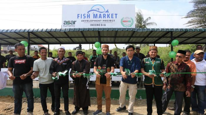Gandeng Diaspora Turkiye di Belanda, ASAR Humanity Bangun Pasar Ikan di Aceh Utara