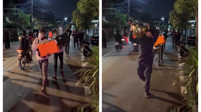 Aksi penjarahan rumah Menteri Keuangan Sri Mulyani