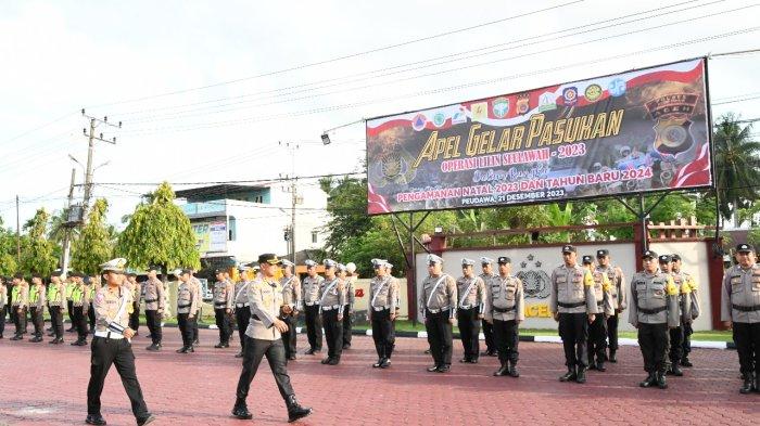 Siaga Tahun Baru Polres Aceh Timur Laksanakan OPS Lilin Seulawah 2023