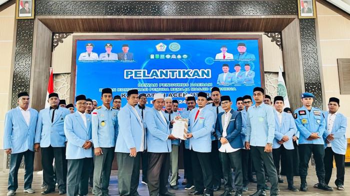 DPD BKPRMI Dilantik, Gaungkan Semangat Kolaborasi Pemuda Masjid Menuju Aceh Utara Bangkit
