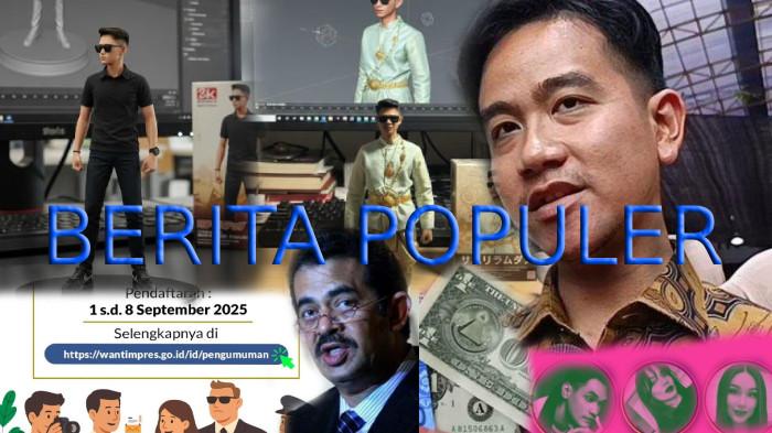BERITA POPULER-Prompt Foto Miniatur Gemini AI, Profil dan Pendidikan Gibran,Riza Chalid Dalang Demo?