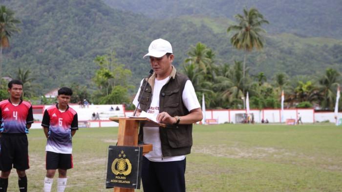 Bupati Aceh Selatan Apresiasi Penyelenggaraan Turnamen Sepak Bola Kapolres Cup II U-21