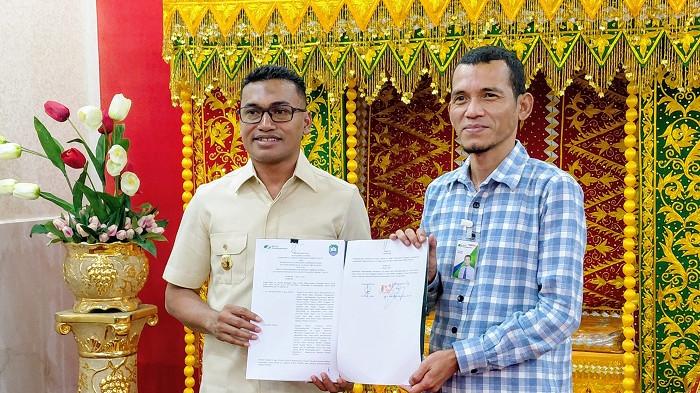 Berikan Jaminan Untuk Tenaga Kerja Rentan, Pemerintah Abdya Teken MoU dengan BPJS Ketenagakerjaan